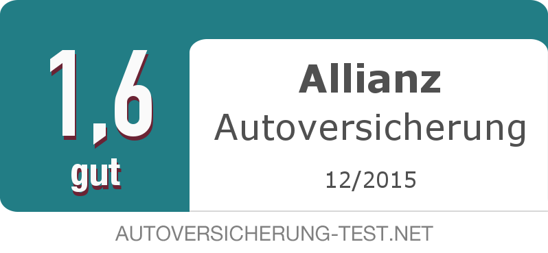 Testsiegel: Allianz Autoversicherung width=