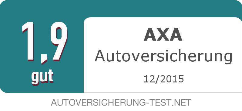 Testsiegel: AXA Autoversicherung width=