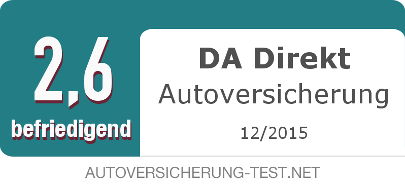 Testsiegel: DA Direkt Autoversicherung width=