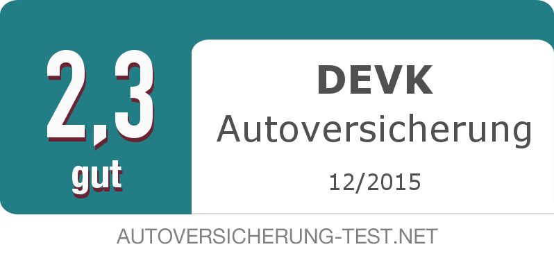 Testsiegel: DEVK Autoversicherung width=