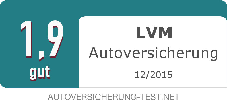 Testsiegel: LVM Autoversicherung width=